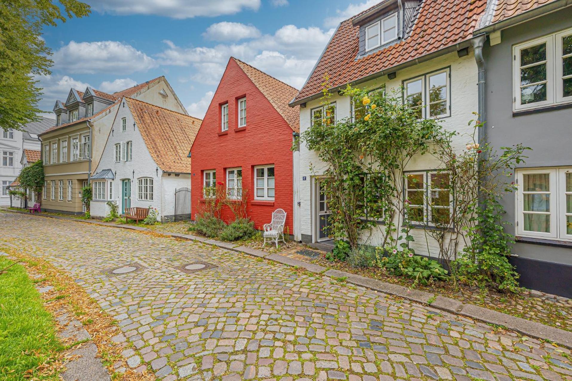 Fewo1846 - Altes Steuermannhaus - Uriges Reihenhaus Mit 2 Schlafzimmern In Der Altstadt Flensburg Exteriér fotografie